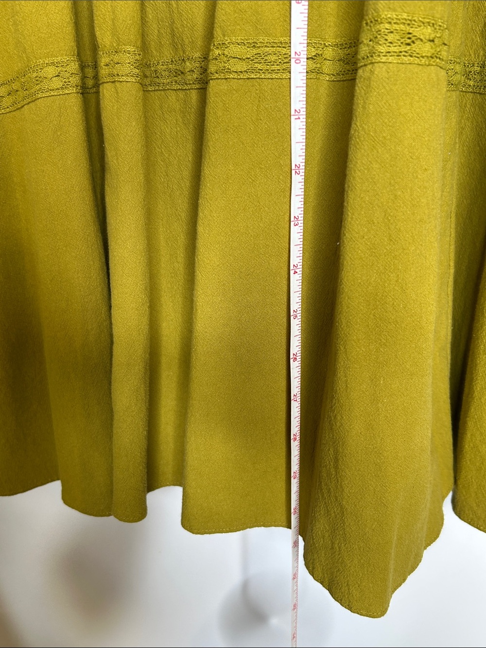 Free People Olive Green Long Sleeve Mini Dress - Picture 5 of 10